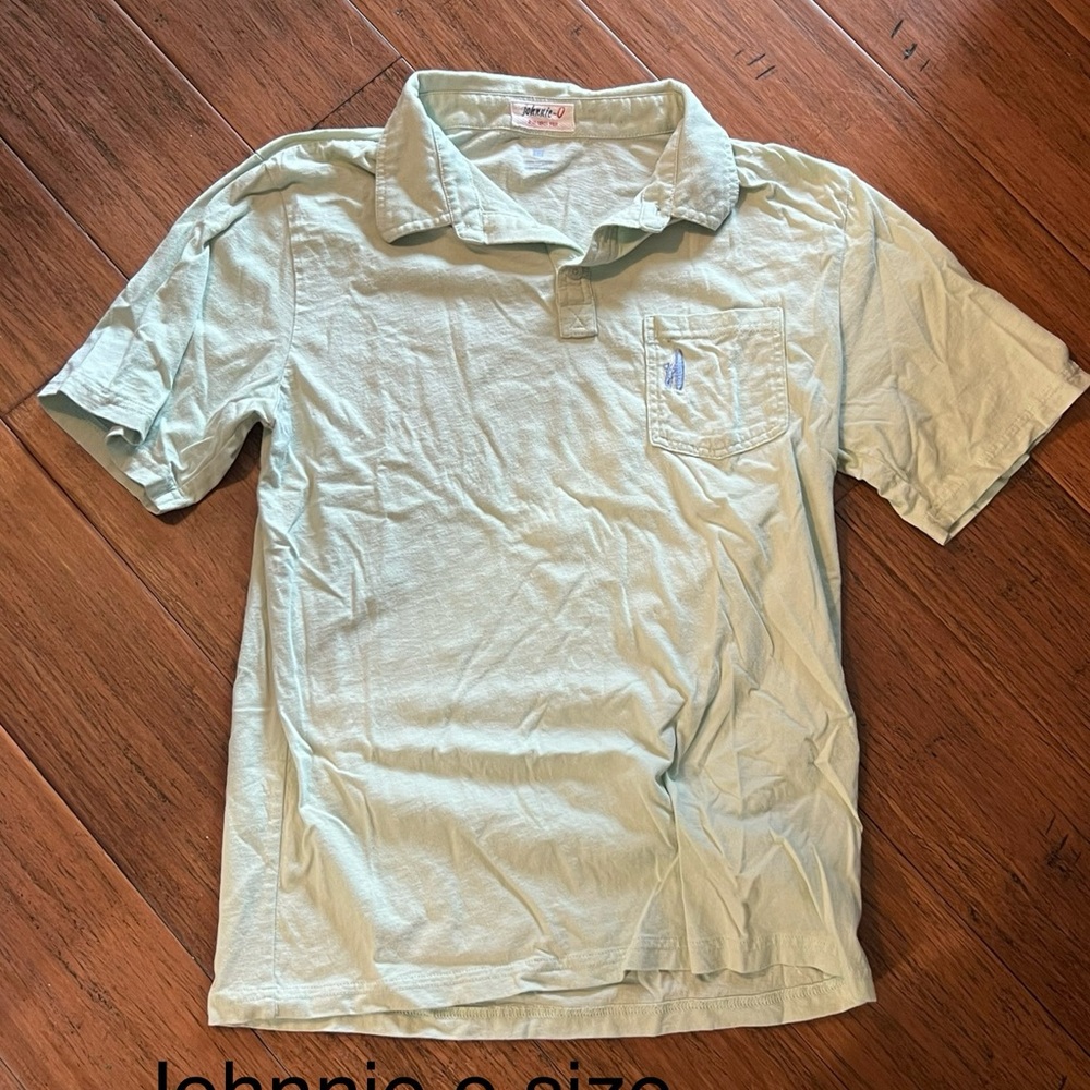 Johnnie-O Light Green Polo Shirt
